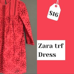 Zara trf Pompom Dress